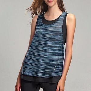 Tangerine Double Layer Activewear Tank XXL